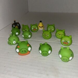 Angry Birds Space Mega Fling Game Green Pig Figure REPLACEMENT Piece Parts D3